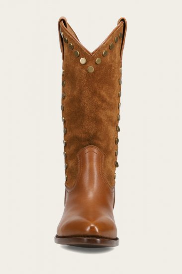Frye Billy Pull On Stud - Bark - Click Image to Close