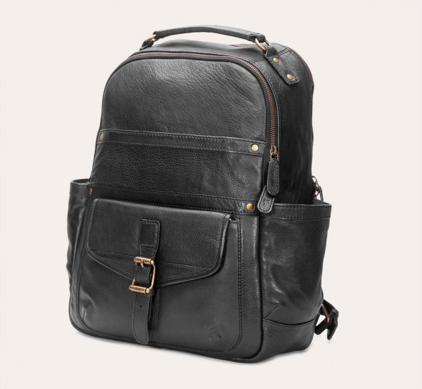Frye Denver Leather Backpack - Denver Leather Backpack - Click Image to Close