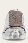 Frye Ivy Court Low Lace Sneaker - Silver-mirror