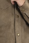 Frye Authentic Soft Goat Suede Leather Shacket - Authentic Soft Goat Suede Leather Shacket