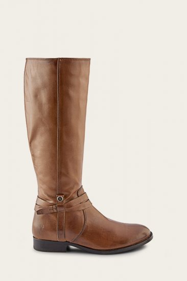Frye Melissa Belted Tall - Dark-taupe - Click Image to Close