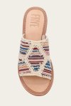 Frye Ava Crochet Slide - Ivory-sw
