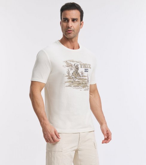 Frye Classic-Fit Crewneck Graphic Tee - Classic-Fit Crewneck Graphic Tee - Click Image to Close