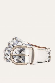 Frye 35MM Tonal Woven Leather Belt - 35MM Tonal Woven Leather Belt