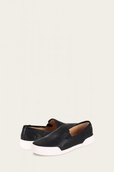 Frye Mia Slip On - Black - Click Image to Close