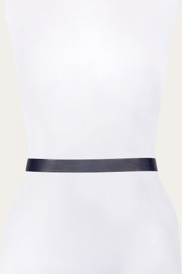 Frye 30mm Belt With Covered Buckle & Leather Lacing - 30mm Belt With Covered Buckle & Leather Lacing - Click Image to Close