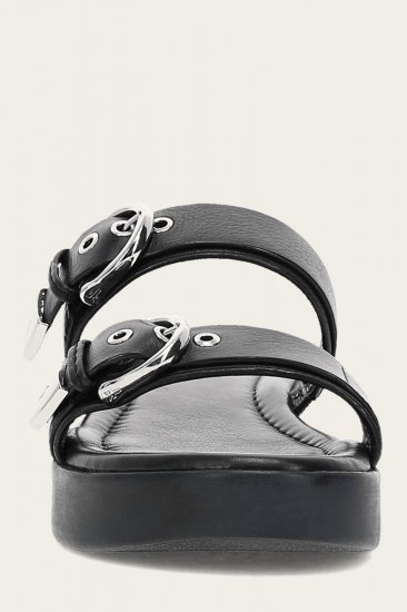 Frye Maya Buckle Sandal - Black - Click Image to Close